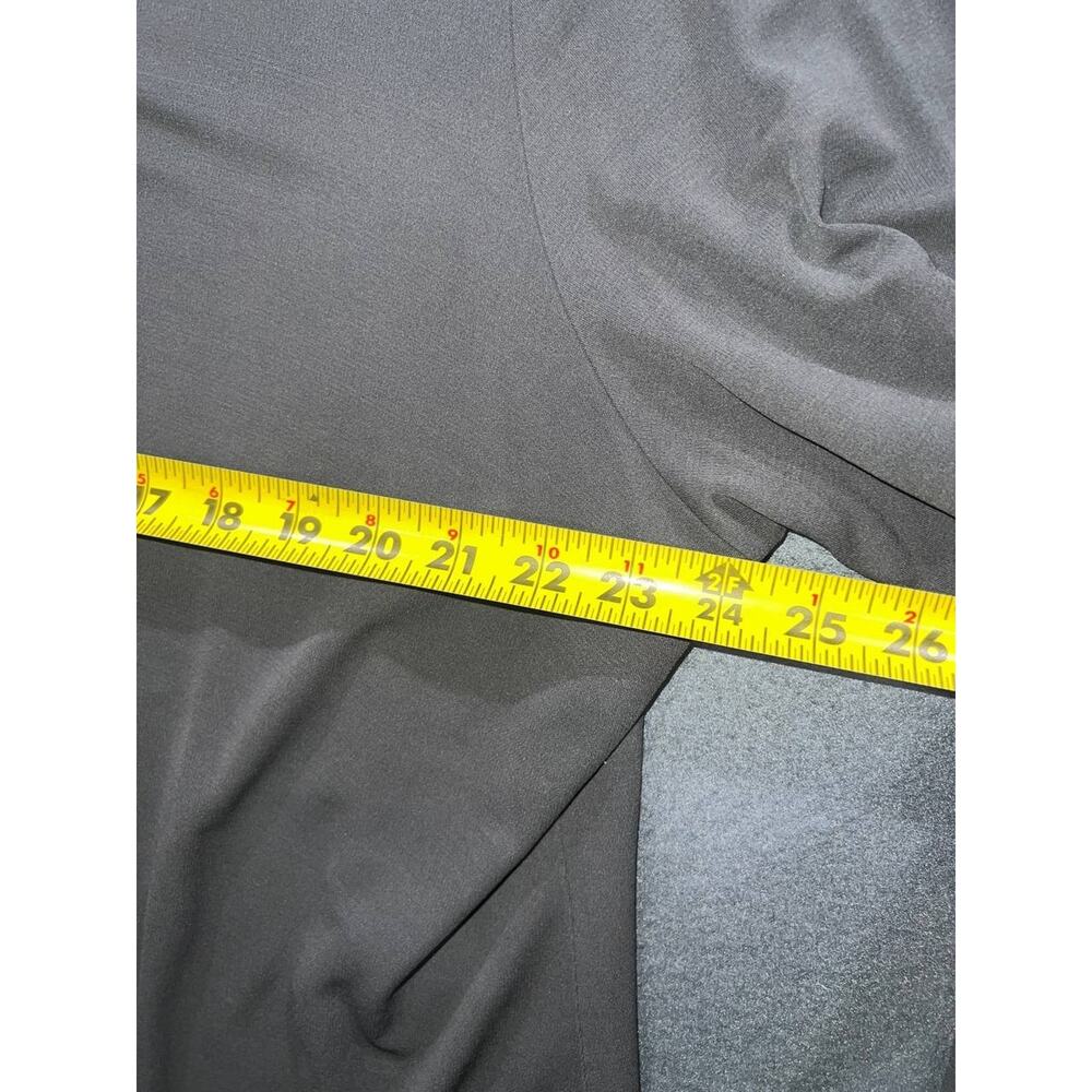 Eileen Fisher 100% silk Dark Grey crewneck long sleeve box top size 2X A009387 - Picture 5 of 8